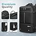 Laptop Travel Backpack Expandable With Vacuum Compression And Pump, USB, Personal Item Carry On Bag with Anti Theft Lock, Water Resistant, Flight Approved 17 Inch Laptop, Men Women, Vacpack