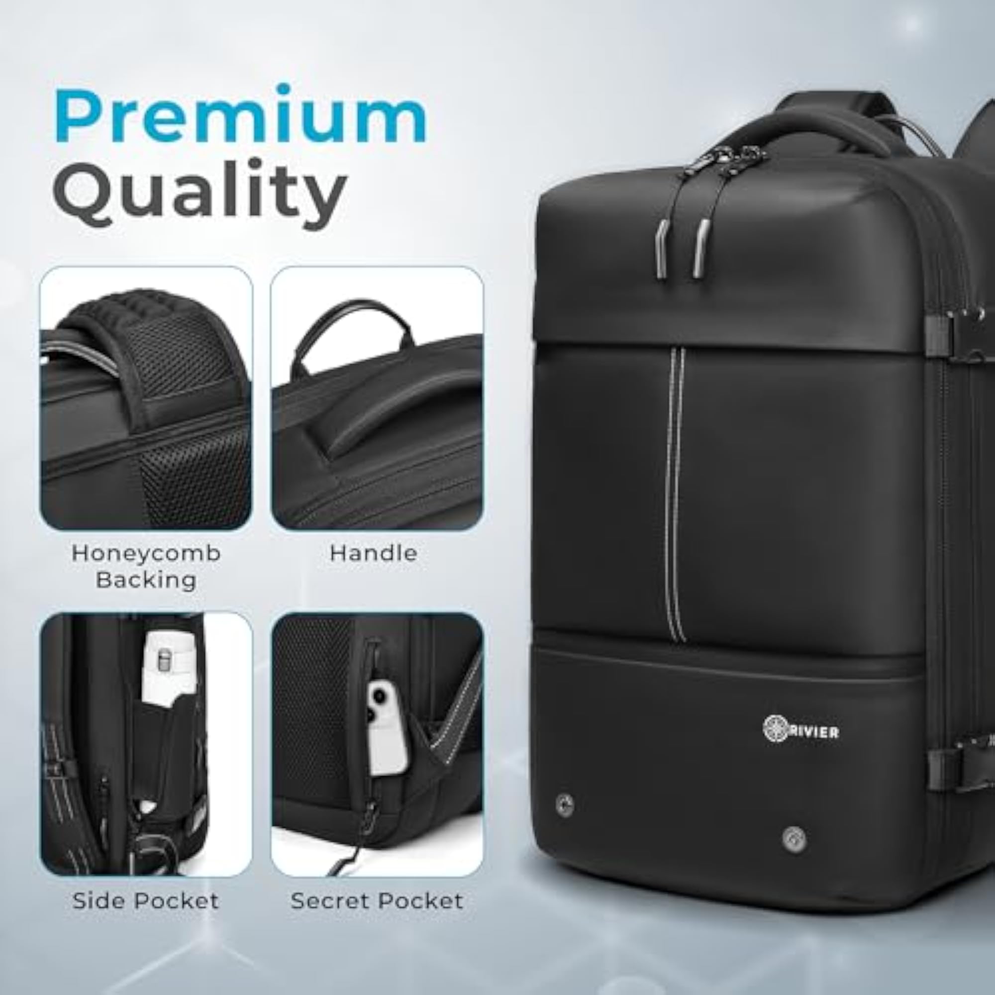 Airback Laptop Travel Backpack, Expandable with Vacuum Compression