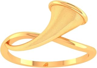P.C. Chandra Jewellers 22KT (916) Gold Shiv Shankh Naad Ring | Gift for Women & Girls (size 13) | With BIS Hallmark Price In India