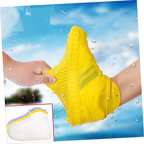 Cubrezapatos de silicona impermeables reutilizables para lluvia, protectores de zapatos miniatura 4