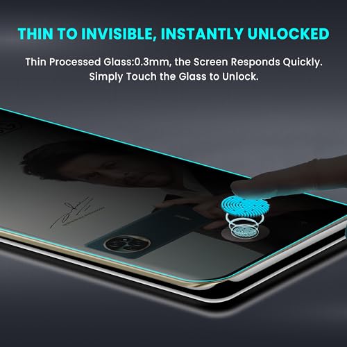 Image of ArmourPro UV Privacy Tempered Glass Compatible for Realme 13 Pro (6.7 Inch, Pack of 1) Edge to Edge Full SCreen Coverage & Installation Kit | Anti-Spy /Anti-Peeping 9H Hardness