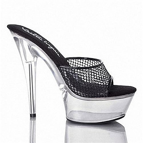 Sandales en Maille RLKHXBS : L'Élégance des Talons Hauts 15cm d'Été