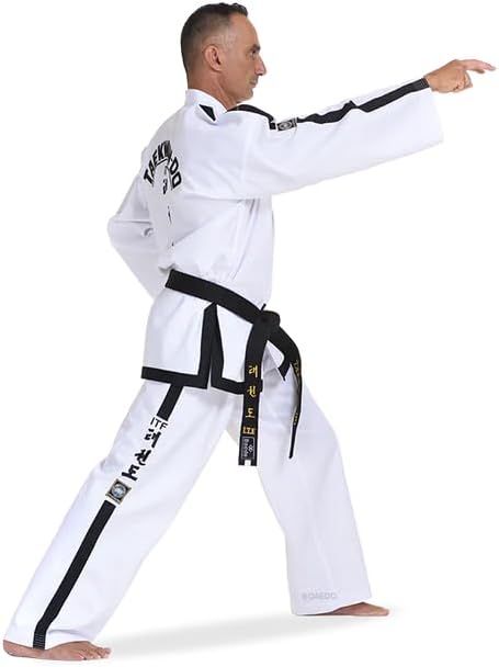 Daedo ITF Black Belt Instructor Uniform – Ultra-Light Hi-Tech Dobok for Taekwondo – ITF Approved Jacket and Pants Set