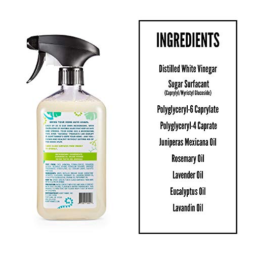 Aunt Fannie's Glass & Window Cleaning Vinegar Wash, Natural Streak-Free Glass Cleaner, 16.9 Oz (Single Bottle) - Thumbnail 7