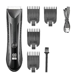 Professional Hair Clippers for Men, Hair Trimmer for Men Hair Clipper Hair Cutting Machine Electric Shaver Professional Barber Cordless Rechargeable(Black)