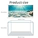 COMSUN 3 Pack Aquarium Background, 48x18 inches Polyester Aquarium Background, Cloth Fish Tank Background, Undersea Ruins Floor Sunshines & Tree Wood Branches Aquatic Plants