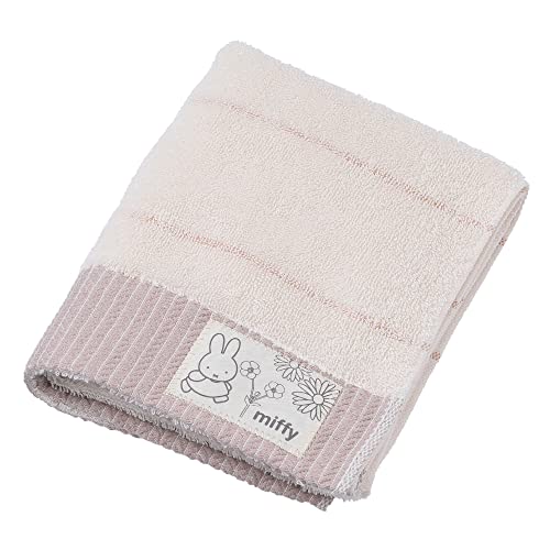 nishikawa【西川】 ミッフィー フェイスタオル 34X80cm 洗える 綿100% オーガニック DB3610 日本製 ベージュ XT23126628
