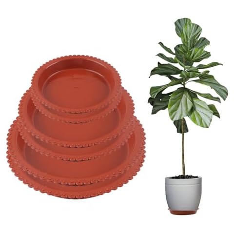 AYNKH 6 Pcs Waterproof Plant Pot Saucers Cover