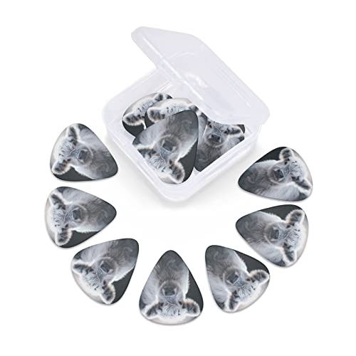 Ensemble de 12 médiators de guitare Grey Cow pour guitare acoustique, guitare électrique, contrebasse, ukulélé - Les Beatles, Paul McCartney, John Lennon, RIngo Starr, George Harrison Ensemble de 12 médiators de guitare Grey Cow pour guitare acoustique, guitare électrique, contrebasse, ukulélé – Image 7