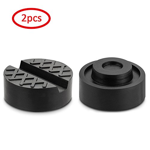 MINLUK bloque de caucho para gato de elevación automóvil sello hidráulico Auto coche proteger abajo de caja Lors de elevación de la coche negro