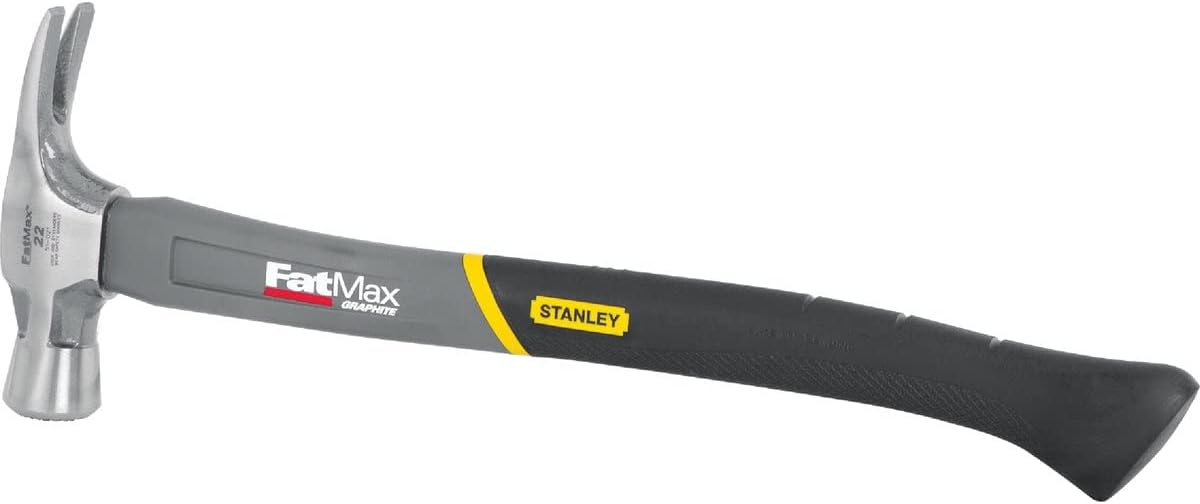 Stanley 51-021 FatMax Graphite Checkered Face Framing Hammer - Axe Handle