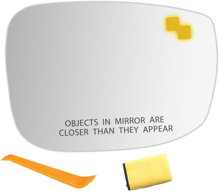 compatible Right Side Blind Spot Power Heated Mirror Glass Replacement Compatible with Mazda CX-5 CX5 KE for 2015 2016 CX-3 2015-2020 Towing Mirrors Convex(Right (Blind Spot))