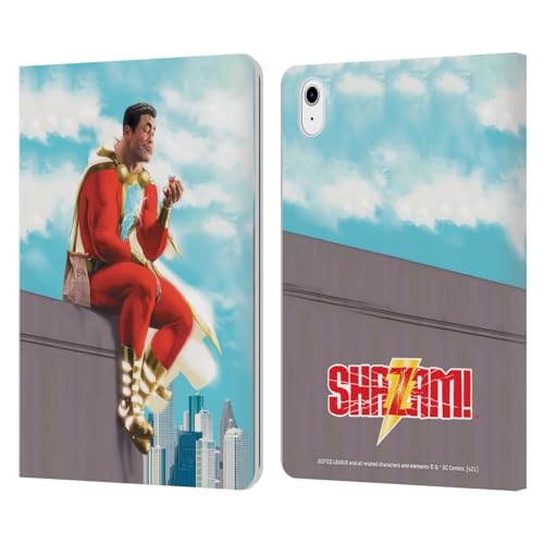 Head Case Designs Licenciado Oficialmente Justice League DC Comics Issue #9 Variant 2019 Arte de cómics de Shazam Carcasa de Cuero Tipo Libro Compatible con Apple iPad Air 2020/2022