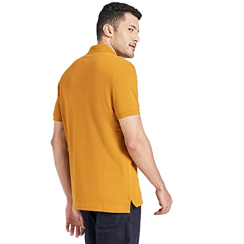 Image of Tommy Hilfiger Solid Regular fit Cotton Polo t-Shirt