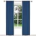 Deconovo Cortinas para Habitación con Aislamiento Térmico Telas Tupidas Gruesas Poliéster con...