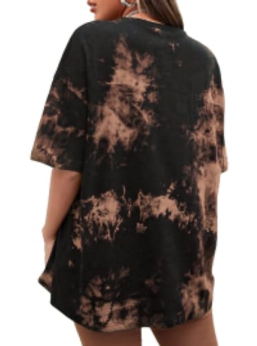 CSDAJIO Women's Casual Short Sleeve Loose Shirt Oversized T-Shirt Trendy Going Out Crew Neck Summer Graphic Tees2