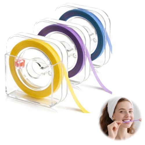 Ruvan 3 Bände Zahn Schleifpapier, Zahn Polierstreifen, Zur Reinigung Der Zahnzwischenräume, 20μm+30μm+50μm Grit Size Zahnreinigung Zwischenräume Set, Leicht Und Tragbar, Für Ihre Mundgesundheit Schutz