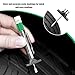MTRPS Car Tire Tread Depth Gauge, Color Coded Accurate Tyre Depth Measurement Tool in 32nds, Professional Six-Sided Tire Wear Checker Universal Fit for Cars Trucks Motorcycles