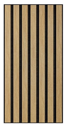 Grace Baltic Paneles de pared de PVC, paneles acústicos, decoración de pared interior, tatuajes murales material PVC 3D / 0,36 m2 / 1 unidad 30 cm x 60 cm x 2 cm grosor