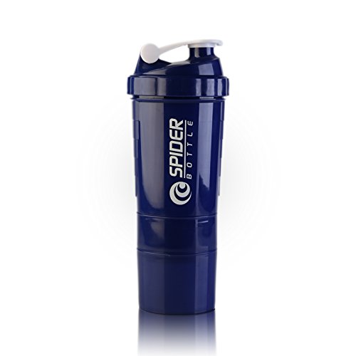 Preisvergleich Produktbild SPIDER BOTTLE mini2Go 500ml 16oz Dark-Blue Shaker