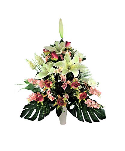 LBA Centro de Flores Artificiales para Cementerio, Preparado para Introducir en los...
