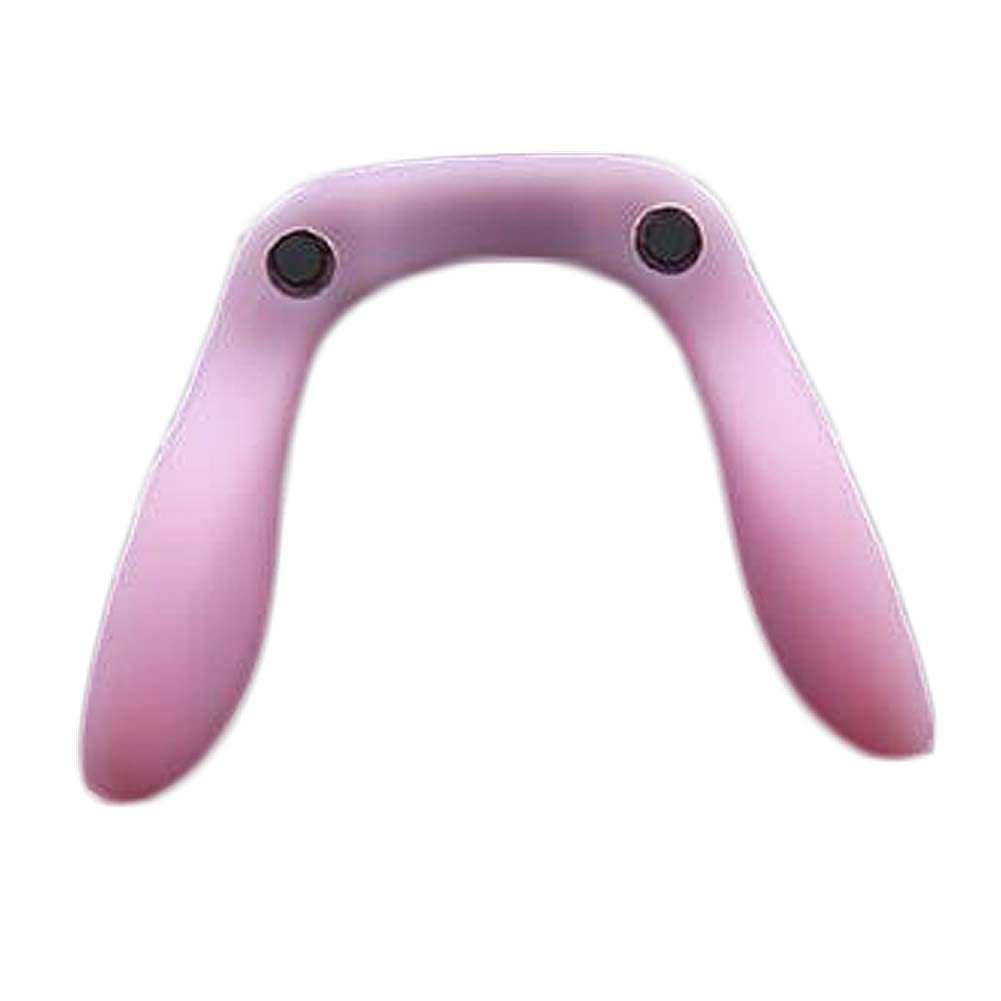 Nasenpad-Armhalter, Ersatz-Nasenpad-Halter aus Metall, Nasenbrücke, rosa Nasenpad aus Silikon for Brillen ,Nasenpolsterhalterung