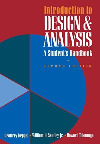 Introduction to Design and Analysis: A Student's Handbook (A Series of Books in Psychology)