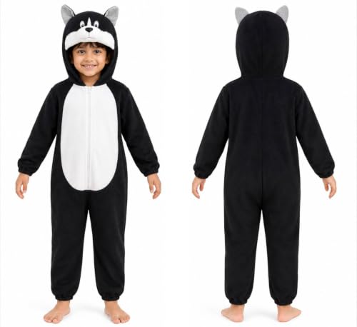 Image of Animal Costume for Kids | Plush Fancy Dress Costume for Boys & Girls |School Fancy Dress, Annual Day, Jungle Theme, Role Play, Halloween & Birthday Party