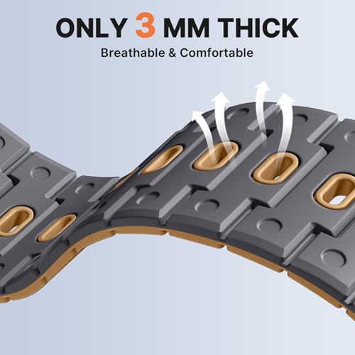 Image of Bandletic Quick Fit 22mm Compatible with Garmin Fenix 9 Pro Solar 47mm Band