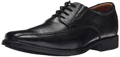 Clarks Men's Tilden Walk Oxford, Black Leather, 10 M US