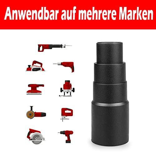 WENRENMK 3 Stück Staubsauger Adapter, Staubsaugerschlauch 21mm-41mm, Staubsaugerschlauch Adapter, Kompatibel mit den meisten Marken wie Bosch, Makita und Kärcher