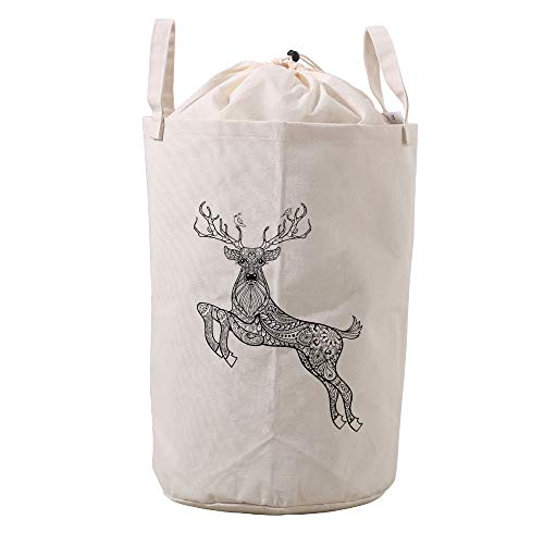 Bolsa de ropa de baño impermeable en lino resistente con cordón doble 2