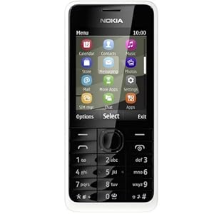 Nokia 301 witte mobiele telefoon
