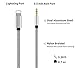 [Apple MFi Certified] Lightning to 3.5mm Car AUX Stereo Audio Cable, iPhone to 3.5mm Nylon AUX Adapter Compatible with iPhone 11/XS/XR/X/8/7/6/5, iPad, iPod to Speaker/Home Stereo/Headphone(3.3FT/1M)