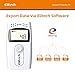 Elitech PDF USB Digital Temperature Humidity Data Logger Reuseable Recorder DDL 64000 Points High Accuracy, Shadow Data, Built-in Buzzer, Auto PDF CSV Report, Windows/MacOS Software, RC-4H Pro