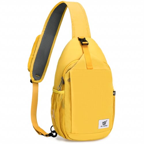 Image of SKYSPER Sling Bag RFID Cross Body Bag Recycled Crossbody Backpack Travel Daypack