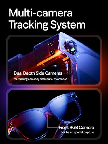 Image of VITURE Luma Ultra AR Glasses, 152'', Full 6Dof Support, AR Hand Gestures, 52 FOV, 1500 Nits,XR Glasses for iPhone 17 /16 /15, Android, Mac, PC, Switch&Switch 2, World's 1st Real-time 2D to 3D