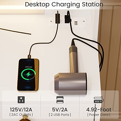 Adorneve Makeup Vanity Desk With Full-Length Mirror & Lighted Led Mirror, Large Makeup Vanity Table With Lights & Charging Station, 3 Drawers & Rgb Cabinet, Makeup Table Set, White & Gold #TOP2