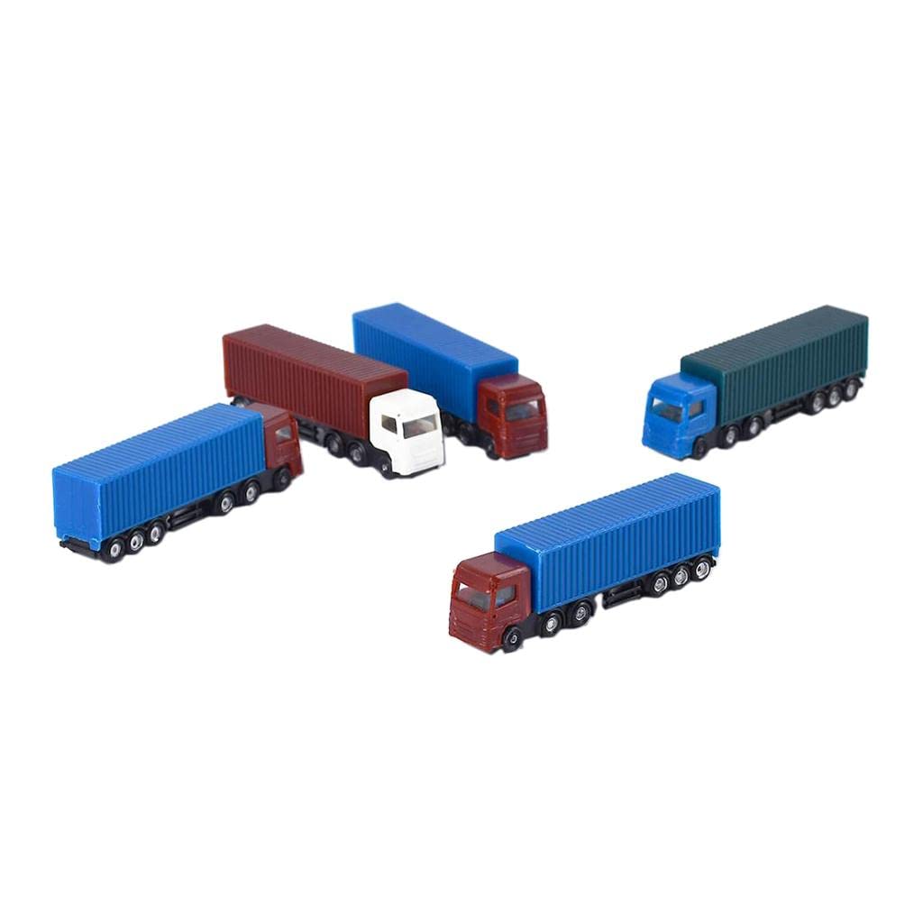 SYDL 5pcs Painted Model Cars Truck Toys Building Train Layout Scale HO (1 to 100)| Other HO Scale| Model Railroads & Trains-image-46
