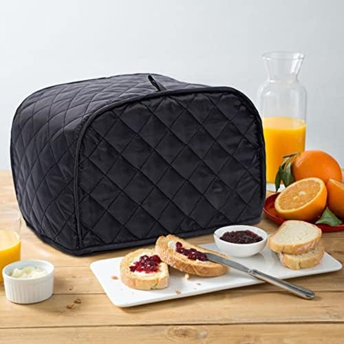 2 Slice Toaster Cover | Bread Toaster Protectors | Washable Quilted Kitchen Appliance Fingerprint And Greasy Protection Anti-Sputtering And Dustproof Machine Women Gift 11.5x8x8 in
