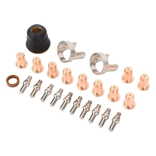 Zestaw Elektrody Końcówki IPT40 24PCS, Mosiądz, Stop Cynku, Pasma Cięcia Plazmy ze Stali Nierdzewnej, dla Cut 55ds Pro, Cut 65ds