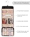 TANTO Hanging Toiletry Bag for Women Travel Makeup Bag Portable Toiletry Bag for Traveling Large Toiletries Bag for Women Cosmetic Essentials Organizer Toiletry Organizer for Bathroom Shower
