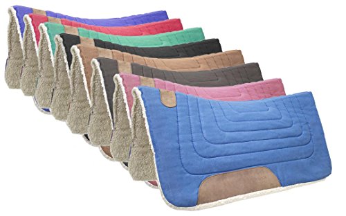 Tahoe Tack Western Canvas Contoured Wool Felt Extra Comfort Saddle Pad