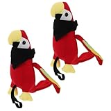Ornements de perroquet de simulation - avec une finition soignée, une conception simple et très pratique à utiliser, gagnez facilement vos faveurs, perroquet en peluche