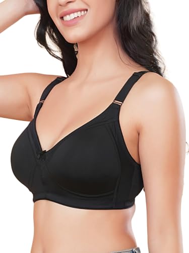 Image of Womens Seamless Padded Bra | Non Wired | Detachable Straps | Everyday Comfort | Full Coverage