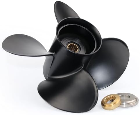 CAPTAIN 4 Blades Propeller Fit Yamaha Outboard Engine t50 60hp t6...