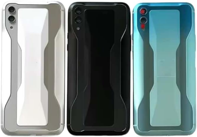 YOOOKOOO Compatible Rear Back Cover for Xiaomi Black Shark 2 – Battery Door Housing Replacement Part (Silver)