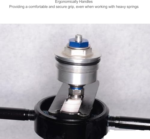 Motorrad Gabel Federkompressor Werkzeug,Universeller Gabel Feder Kompressor Werkzeug Schraubenfeder-Service-Set, Fork Spring Compressor Tool für Meisten Upside Down Sreetbike Motorrad Gabeln