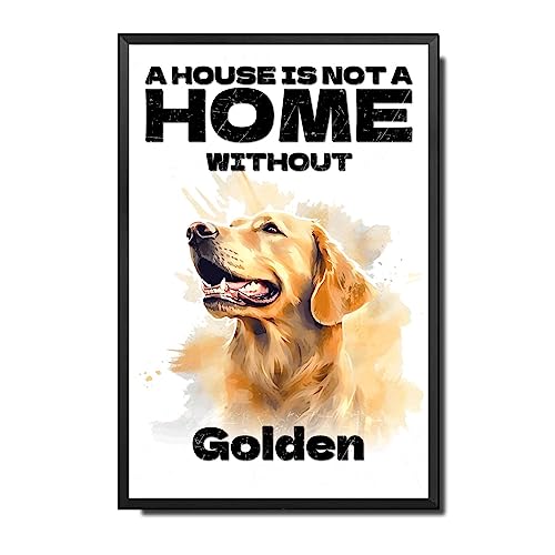 ^TC uLŔ Be[W  EH[A[g A House Is Not A Home Without A Home Without Golden Sign For Garden For Restaurant 8×12C` ^t[
