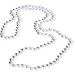 Rhode Island Novelty Pearl Necklaces (12-Pack) 48" 7MM White Pearl